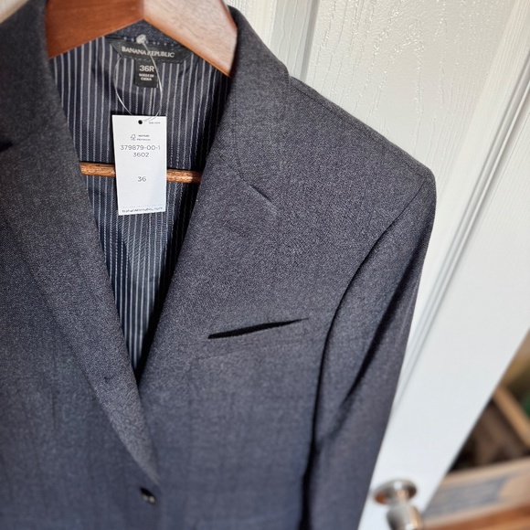 Men’s Navy Suit Jacket (36R) / Blazer | Banana Republic - Picture 7 of 16